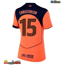 Camisa de Futebol Barcelona Andreas Christensen #15 Equipamento Alternativo Mulheres 2025-26 Manga Curta